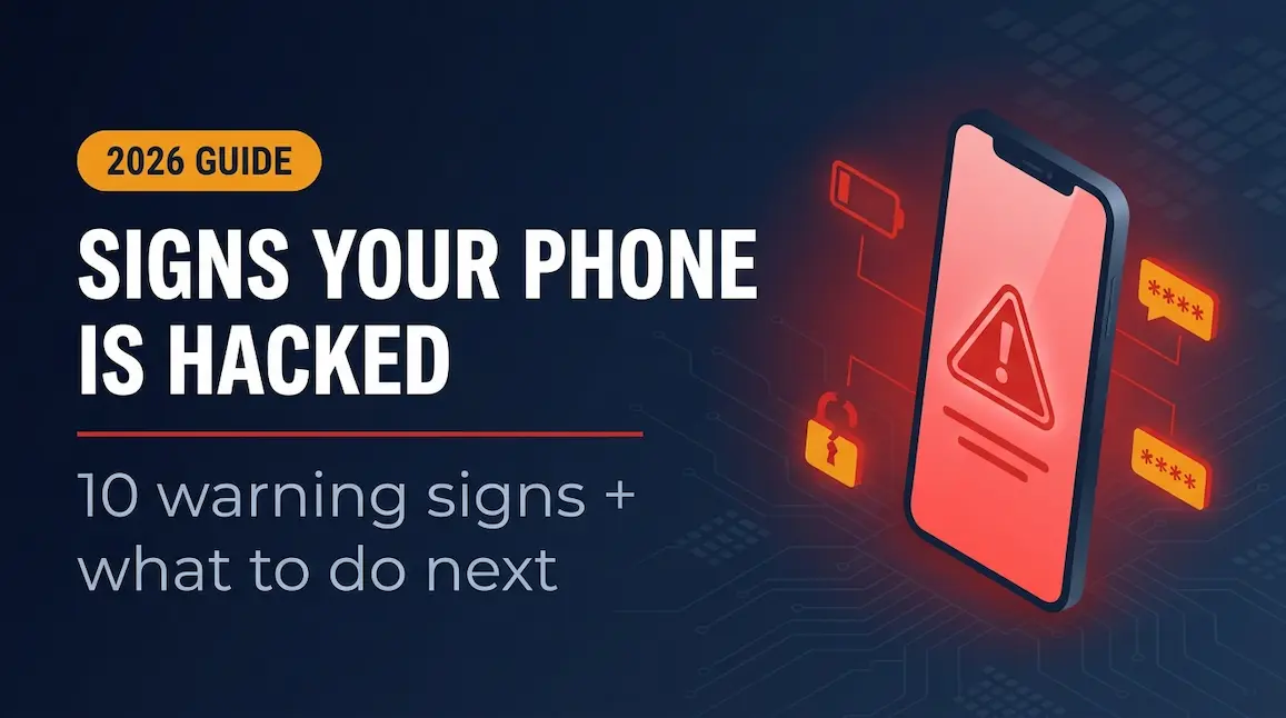 Phone Hacked Signs: 8 Red Flags & What to Do Now